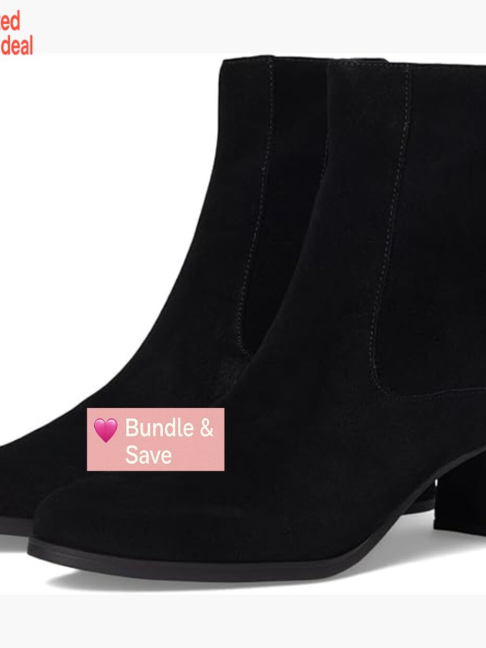 Blondo Women's Hylia Ankle Bootie with Block Heel and Zip Closure